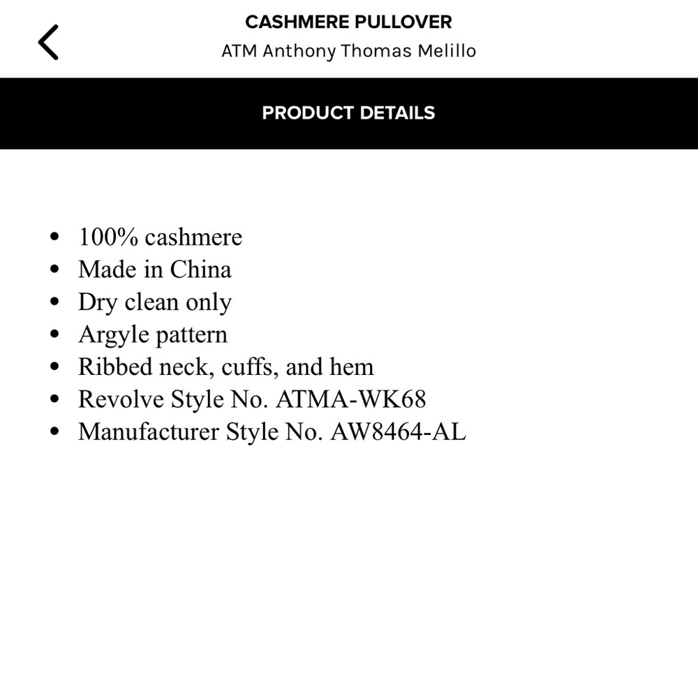 ATM cashmere pullover - Picture 9 of 11